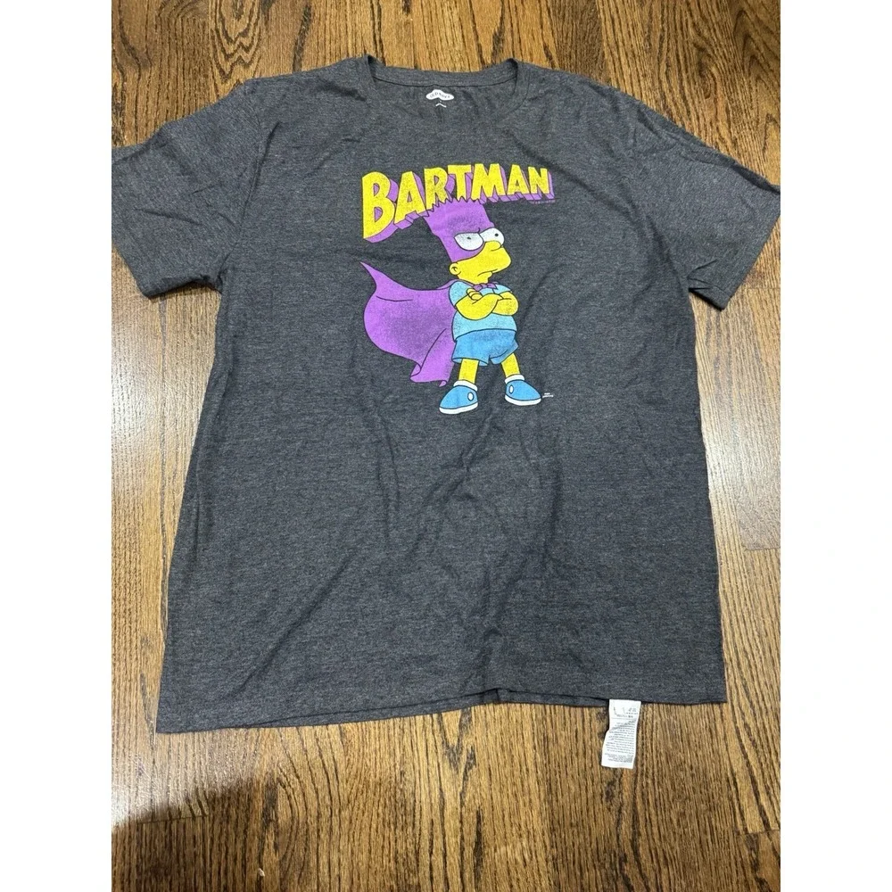 Simpsons Bartman Old Navy Size Large Soft‎ T-Shirt